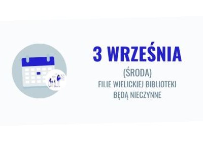 Filie biblioteki będą nieczynne